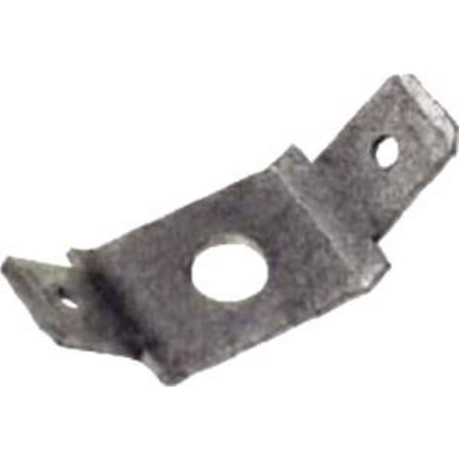 Vlaksteker 6.3x0.8mm gat 4,3mm vertind Type V VVE=100