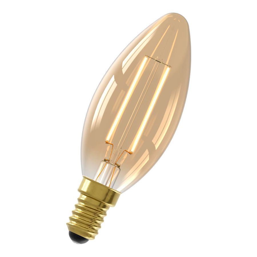 LED-lamp Warm Filament C35 E14 DIM 3.5W 25W 250lm 2100K goud