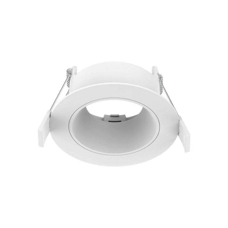 Inbouwring Pro-Ambiance /anti-glare tbv Ø50mm module rond vast wit/wit sparing Ø68mm