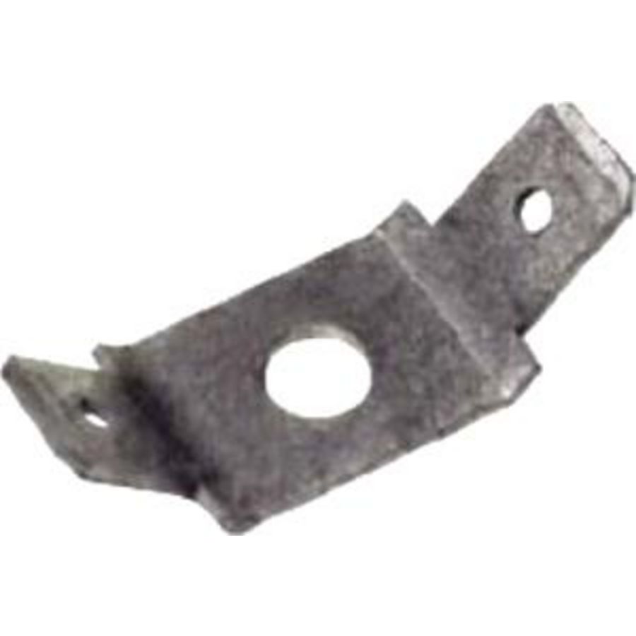 Vlaksteker 6.3x0.8mm gat 6,2mm vertind Type V VVE=100