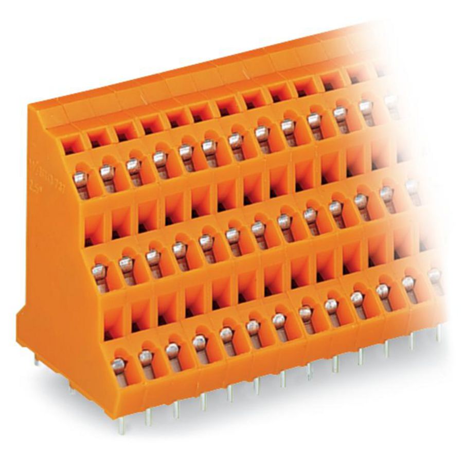3-etage printklem 2,5mm² raster 5,08mm oranje 737-302 VVE=92
