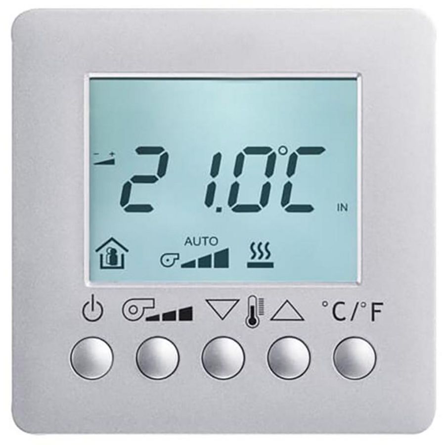 KNX fan-coil RTR display opb f-aluzilver (6138/11-83)