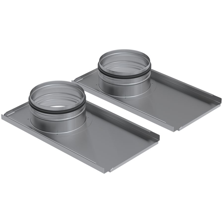 Set a 2 st. aansluitplaat CW-K 420-ø160mm excentrisch tbv ComfoAir Flex 250/350