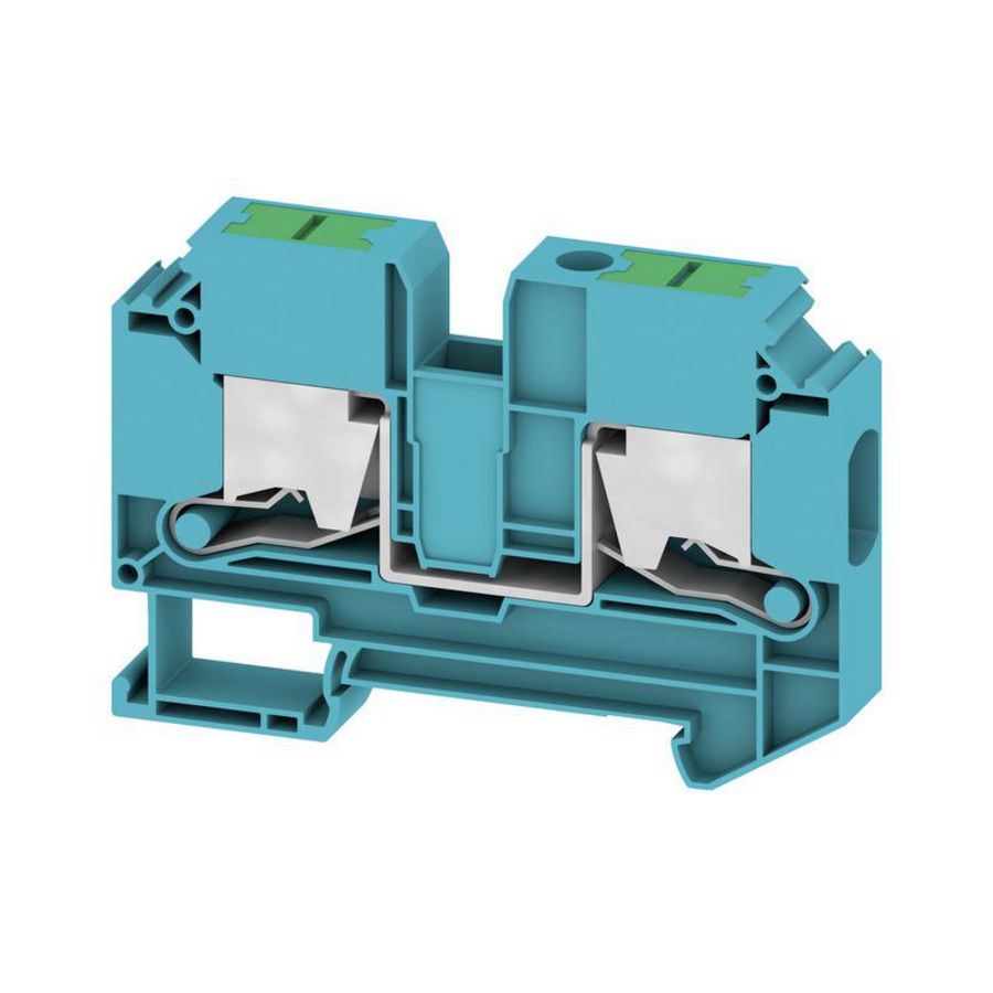 Doorvoer bl. SNAP IN blauw 10mm2 57 A 1000 V nr. VVE=50