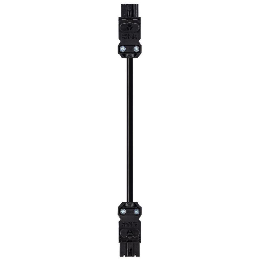 Koppelsnoer GST15I3 1,5mm² 0,5M CCA zwart VVE=100