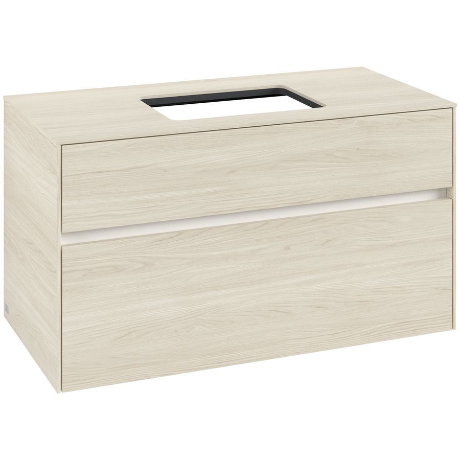 Wastafelonderkast Collaro 1000x548x500mm White Oak C10900AA