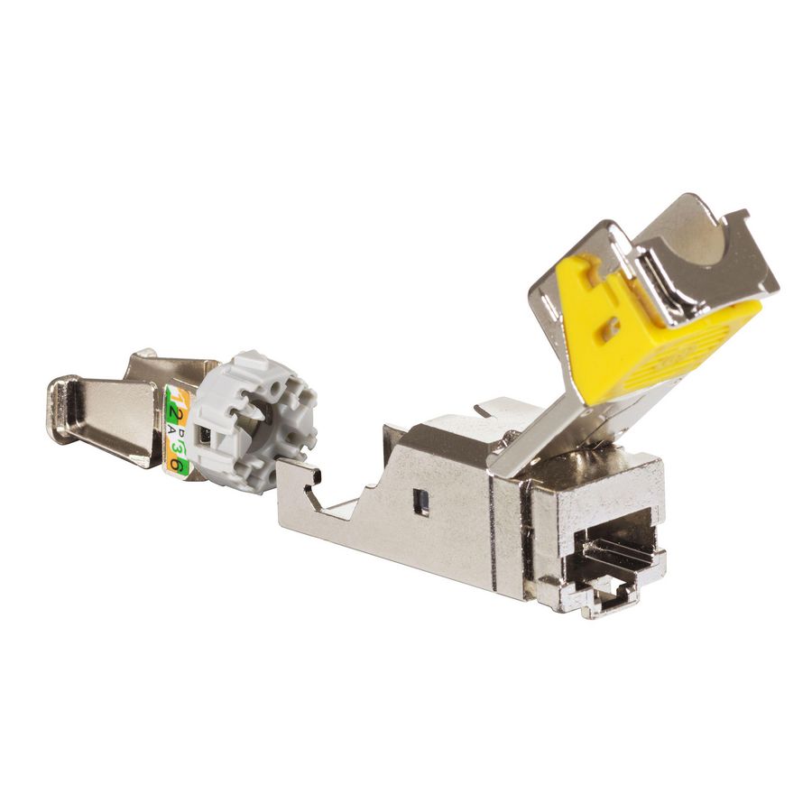 Set a 6st. Patchpaneel connector Cat. 6A STP RJ45 LCS3