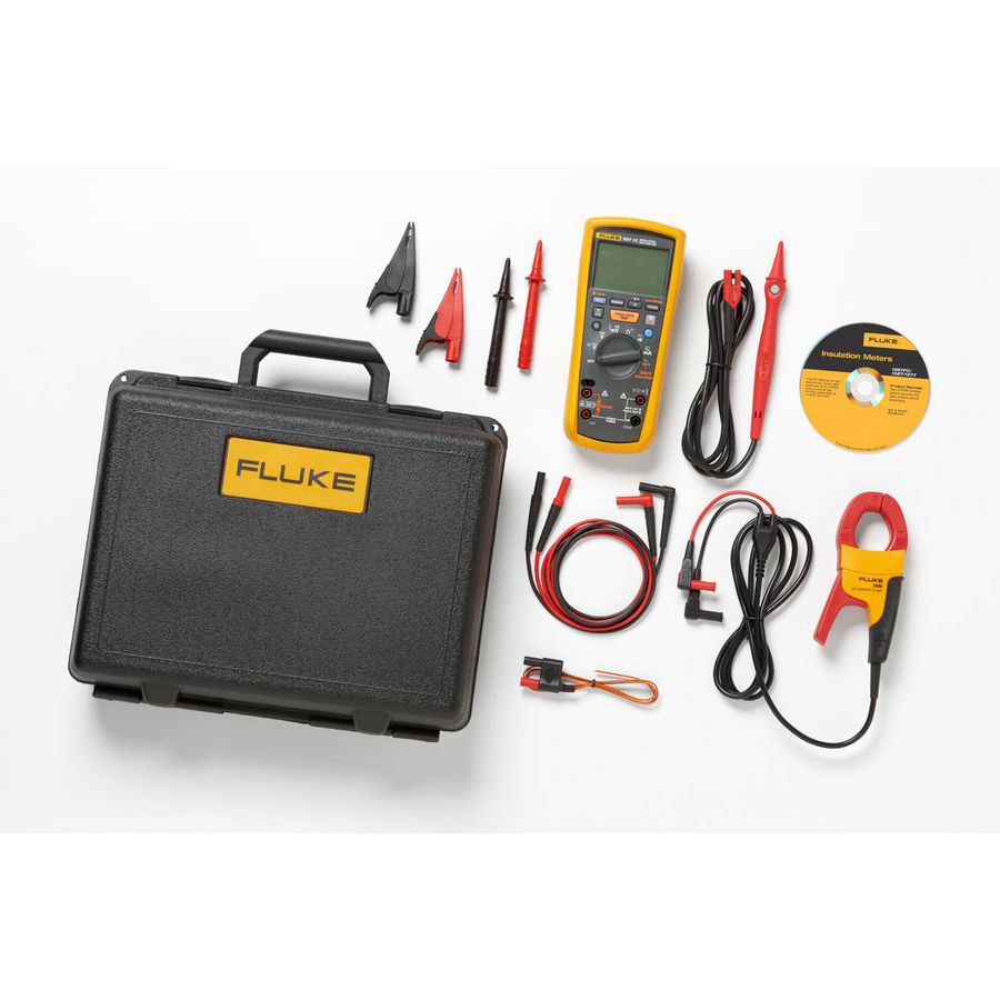 Isolatiemultimeter kit inclusief meetsnoeren koffer en I400