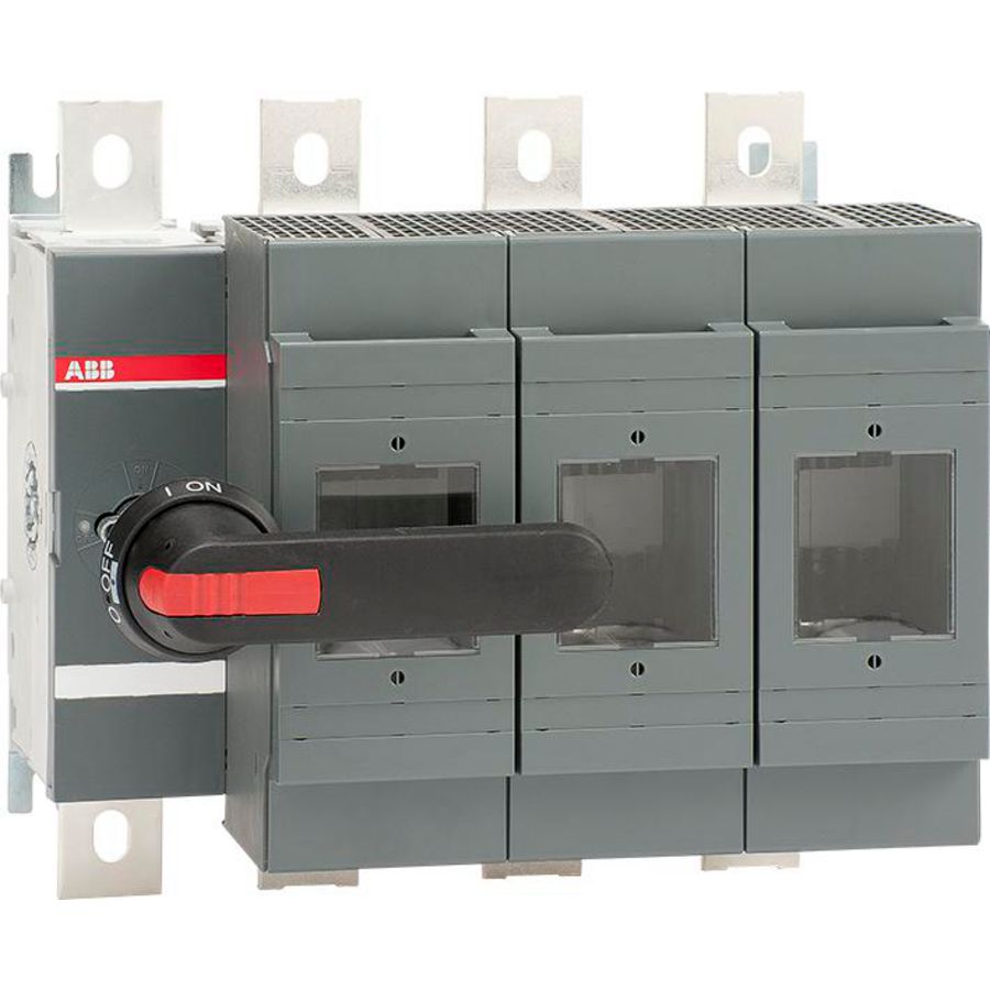 Veilighedenlastscheider OS 630A 3P din 3 mechanisme links