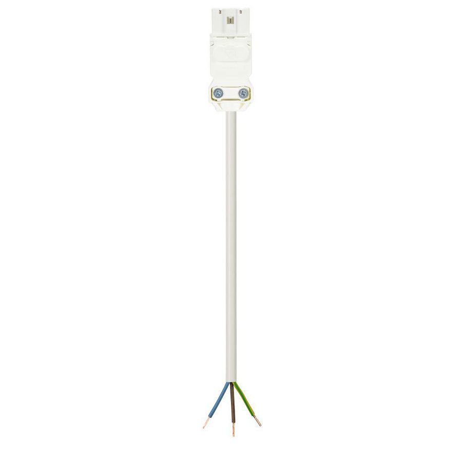 Aansluitsnoer GST15I3 male 1,5mm² 600cm CCA wit VVE=15