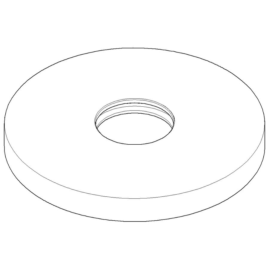 Rozet 135x40,5x15mm Messing gebors. (23kt Goud)