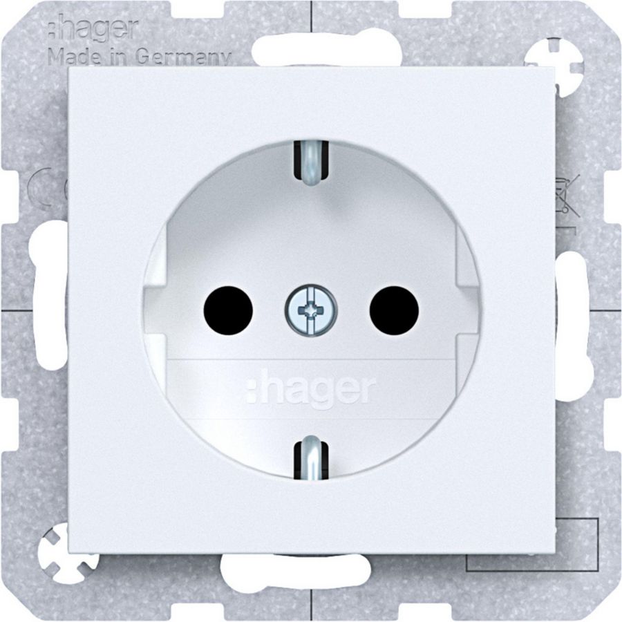 SCHUKO-wandcontactdoos Safety Plus schroefklemmen A.x/C.x. w