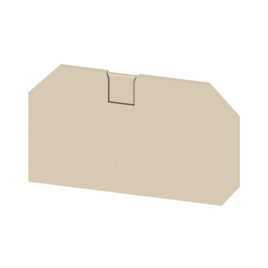 Eindplaatklemmen d. beige 62.8mm 2.2mm VVE=50