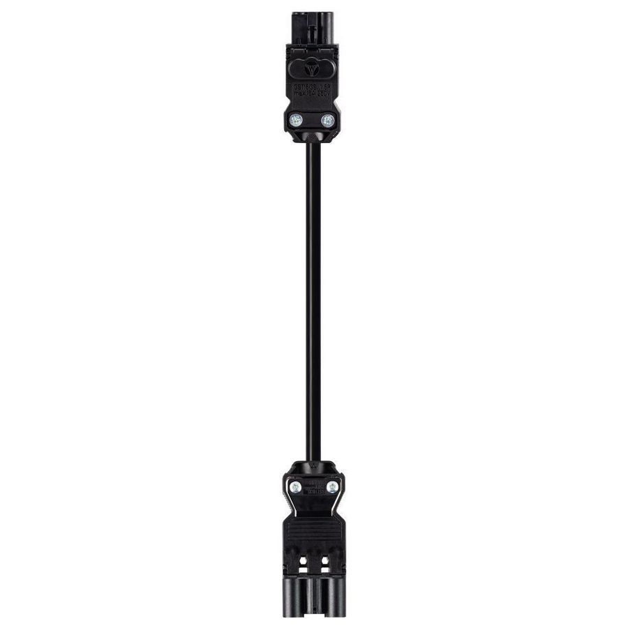 Koppelsnoer GST15I3 1,5mm² 1,5M PVC ECA 70gr. zwart VVE=40