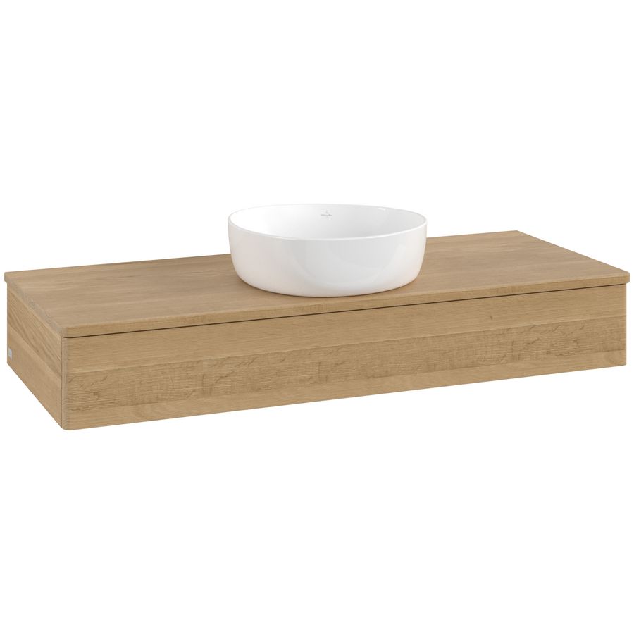 Wastafelonderkast Antao 1200x190x500mm Honey Oak K10011HN