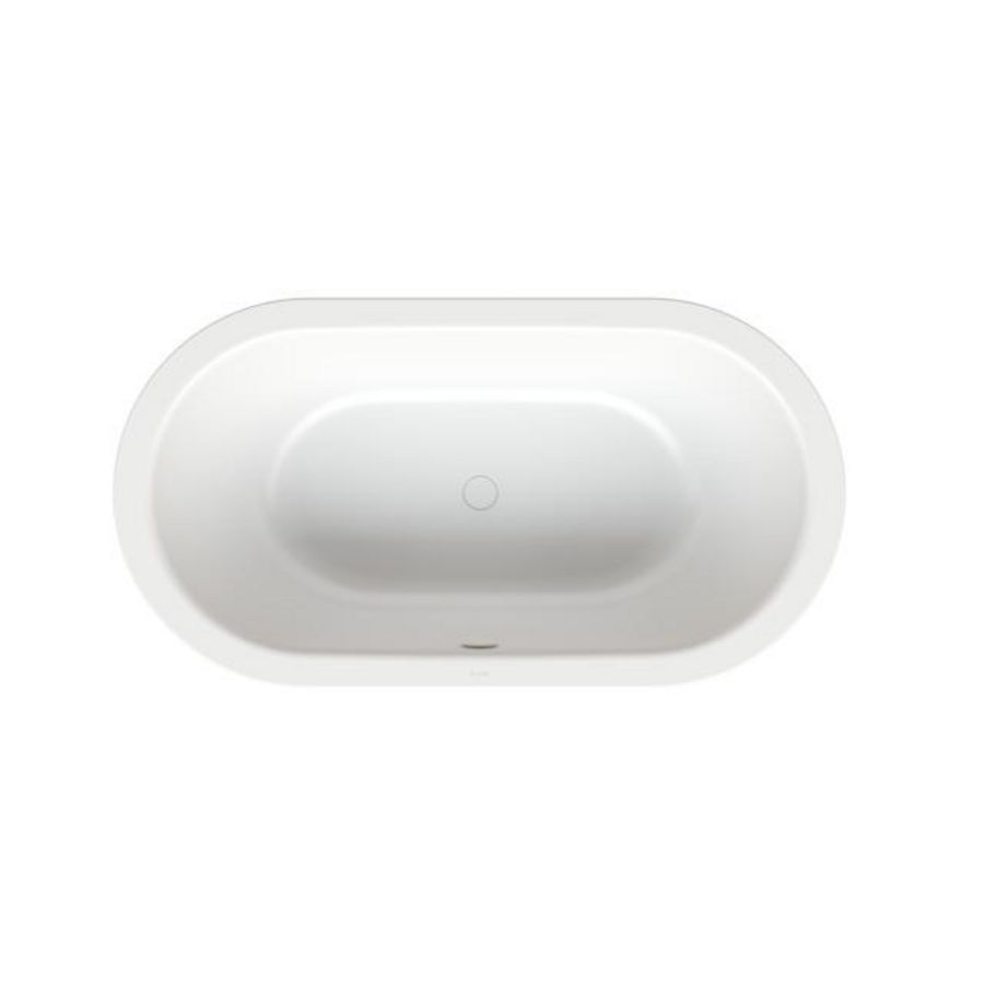 Bad BetteStarlet Oval 1500x800mm Edelweiss 1 greepboring