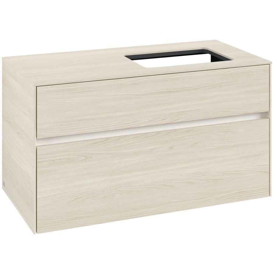 Wastafelonderkast Collaro 1000x548x500mm White Oak C11100AA