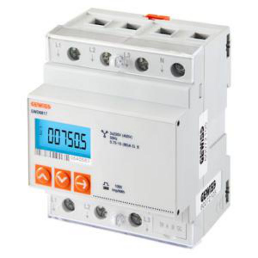 DRIEFASIGE ENERGIEMETER VOOR DE DLM HUISHOUDELIJKE OMGEVING