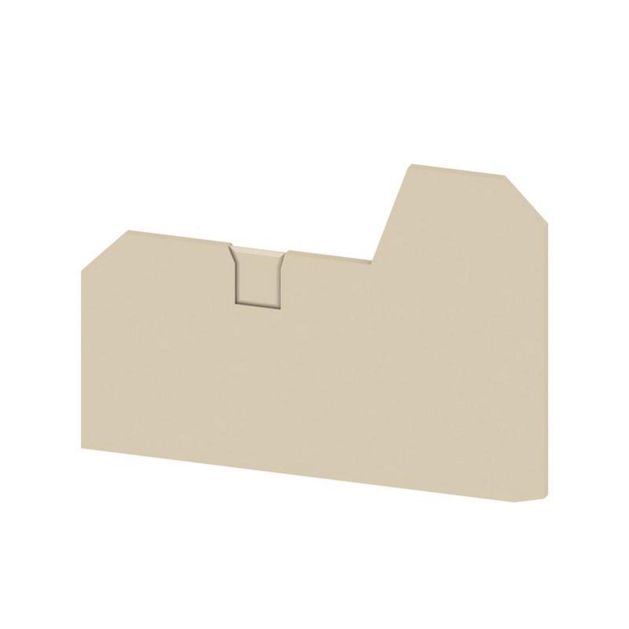 Eindplaatklemmen d. beige 89.1mm 2.2mm VVE=50