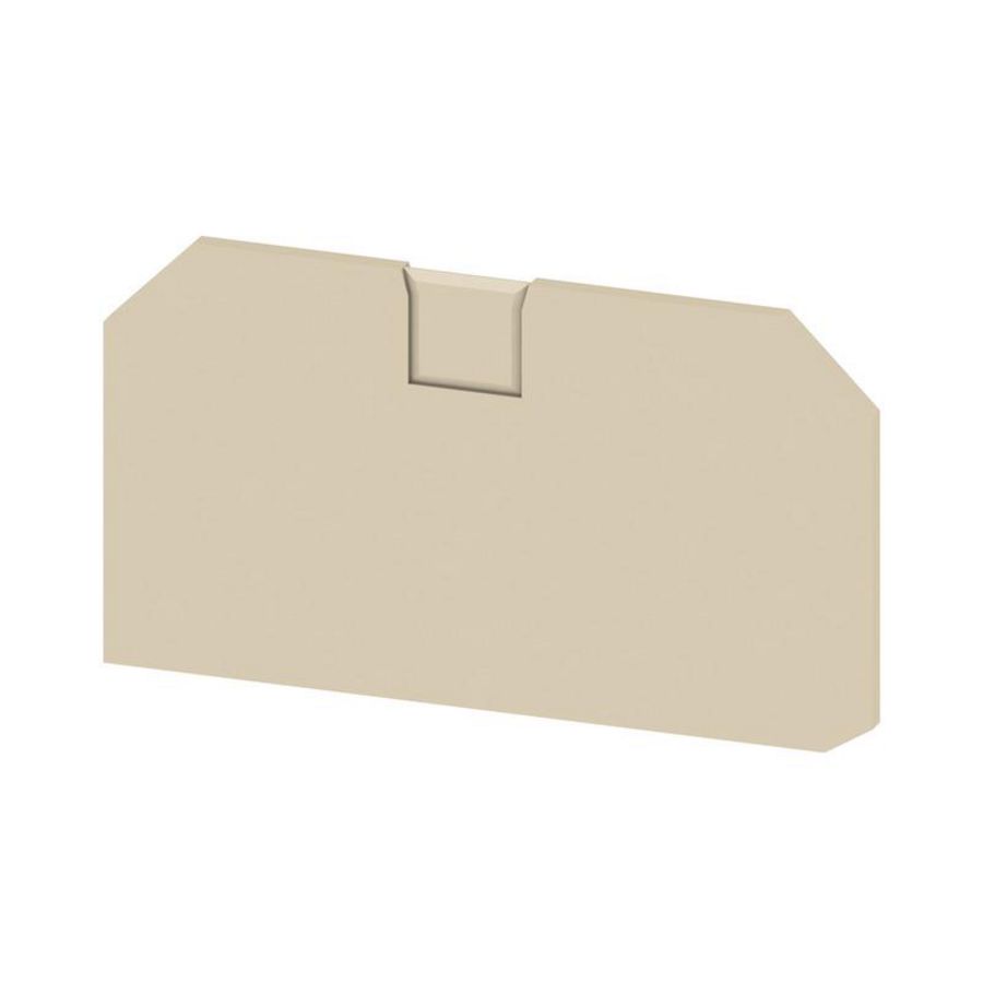 Eindplaatklemmen d. beige 77.2mm 2.2mm VVE=50