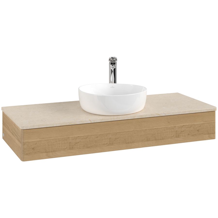 Wastafelonderkast Antao 1200x190x500mm Honey Oak K10053HN