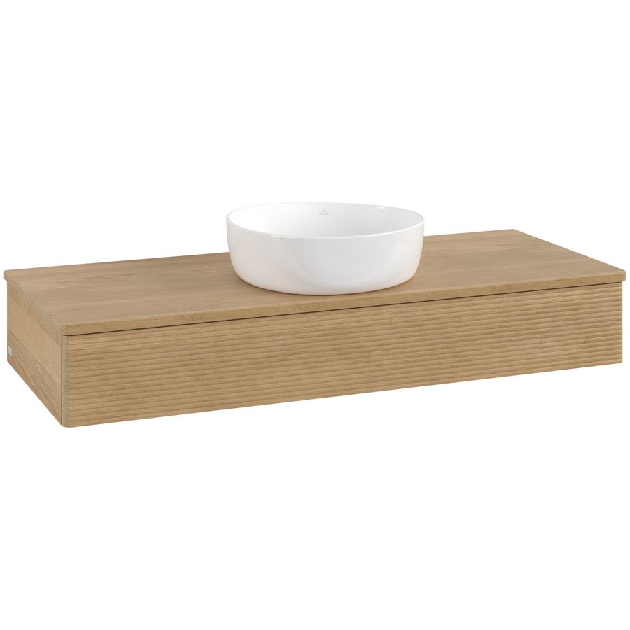 Wastafelonderkast Antao 1200x190x500mm Honey Oak K10111HN