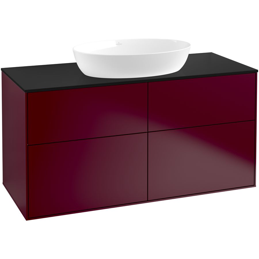 Wastafelonderkast Finion 1200x603x501mm Peony Matt Lacquer FA3200HB