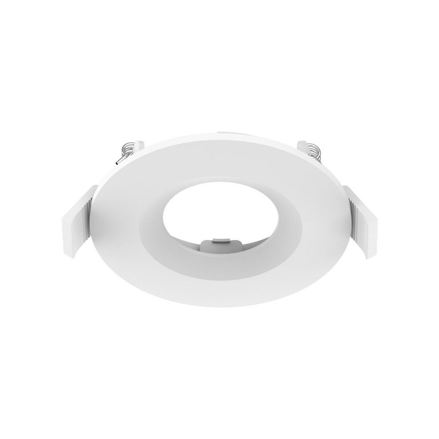 Inbouwring Pro-Ambiance tbv Ø58mm module, rond, vast, wit sparing Ø76mm