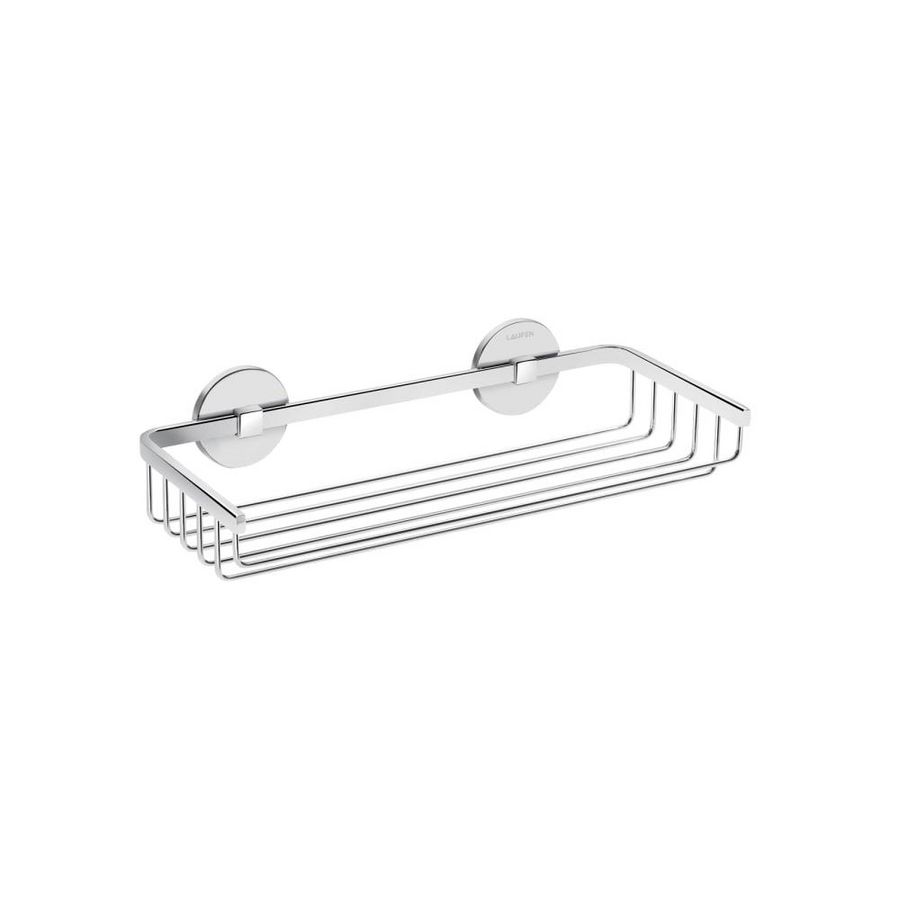 CANA BASKET 30X13CM CHROME