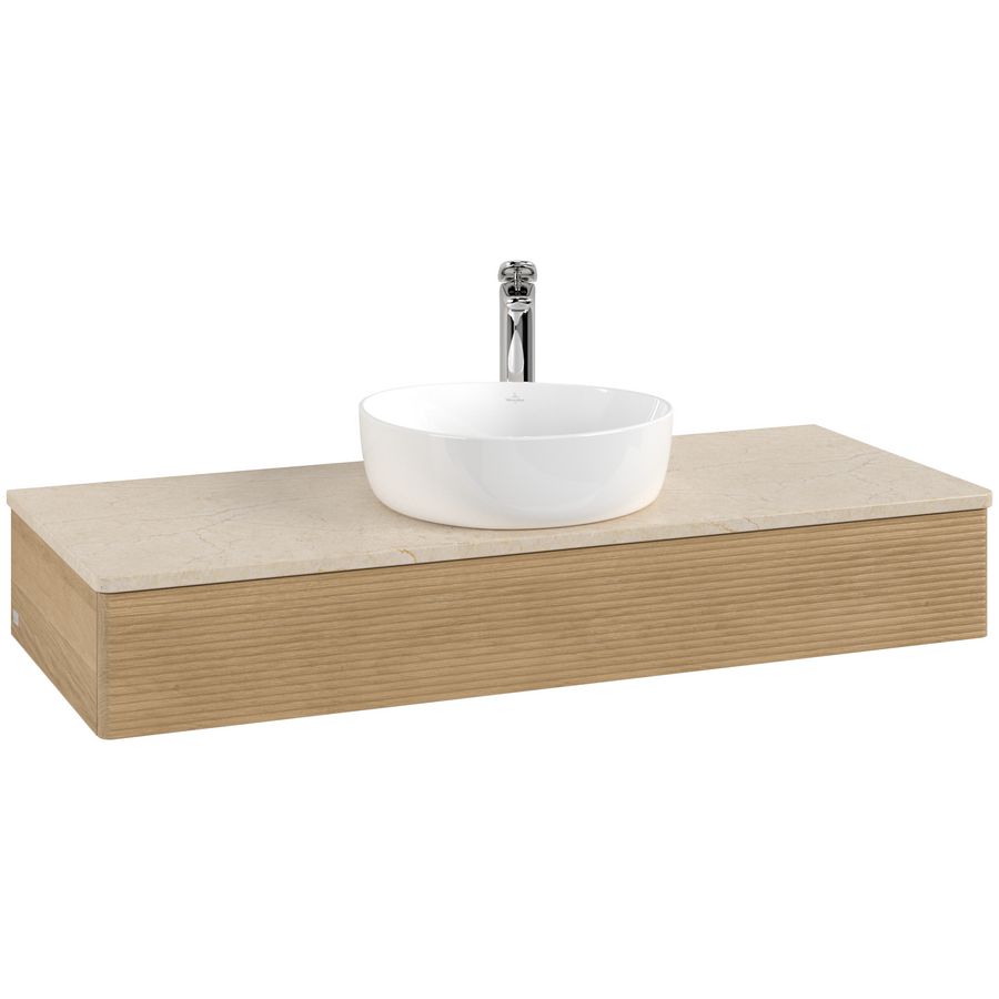 Wastafelonderkast Antao 1200x190x500mm Honey Oak K10153HN