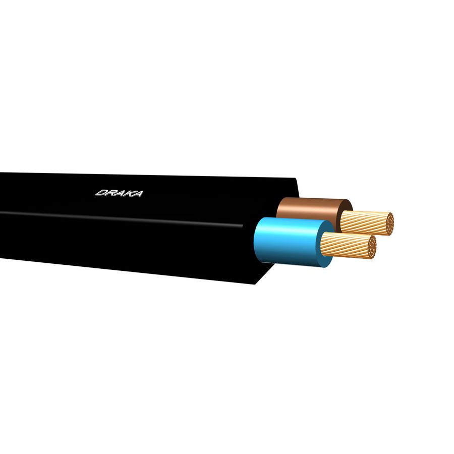 Haspel a 500m. Lighting H05RNH2-F gn# 2x1,5mm²