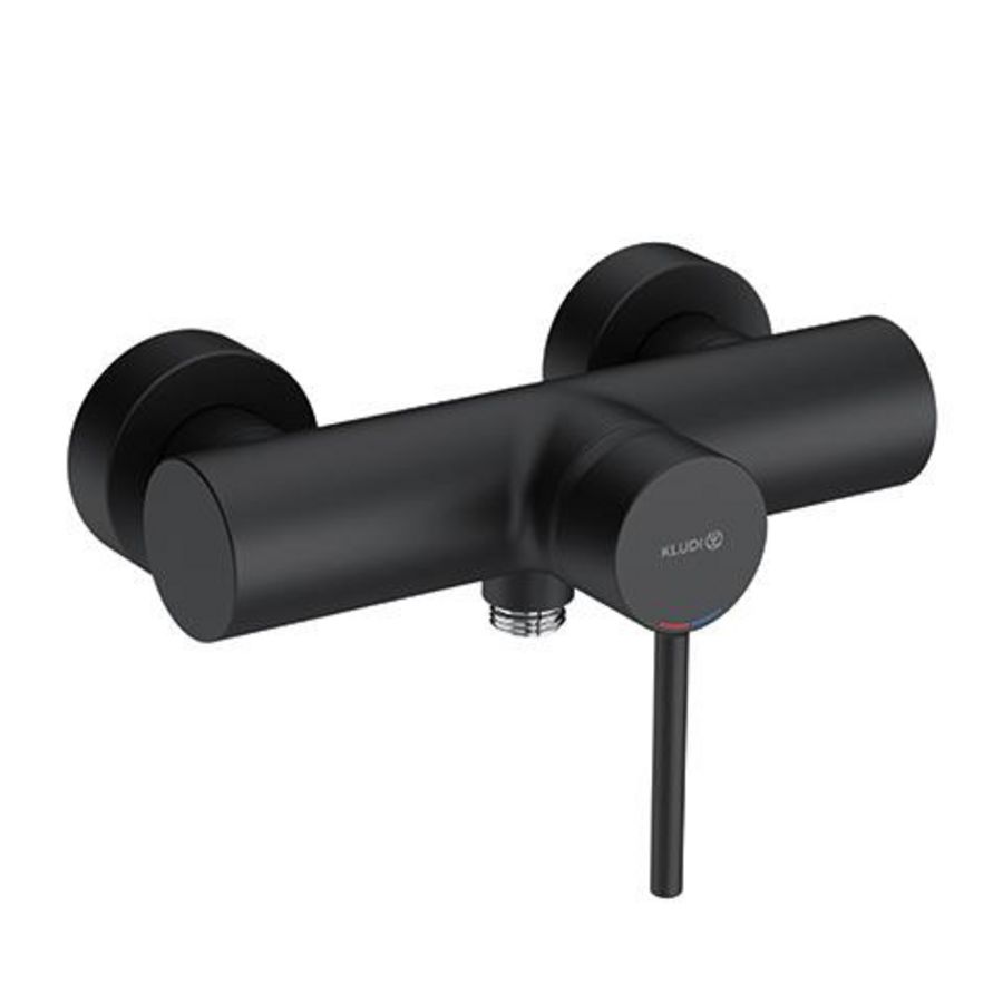 Bozz opbouwdouchemengkraan mat zwart