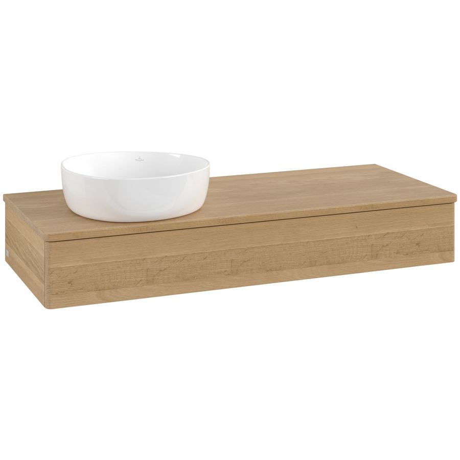 Wastafelonderkast Antao 1200x190x500mm Honey Oak K11011HN
