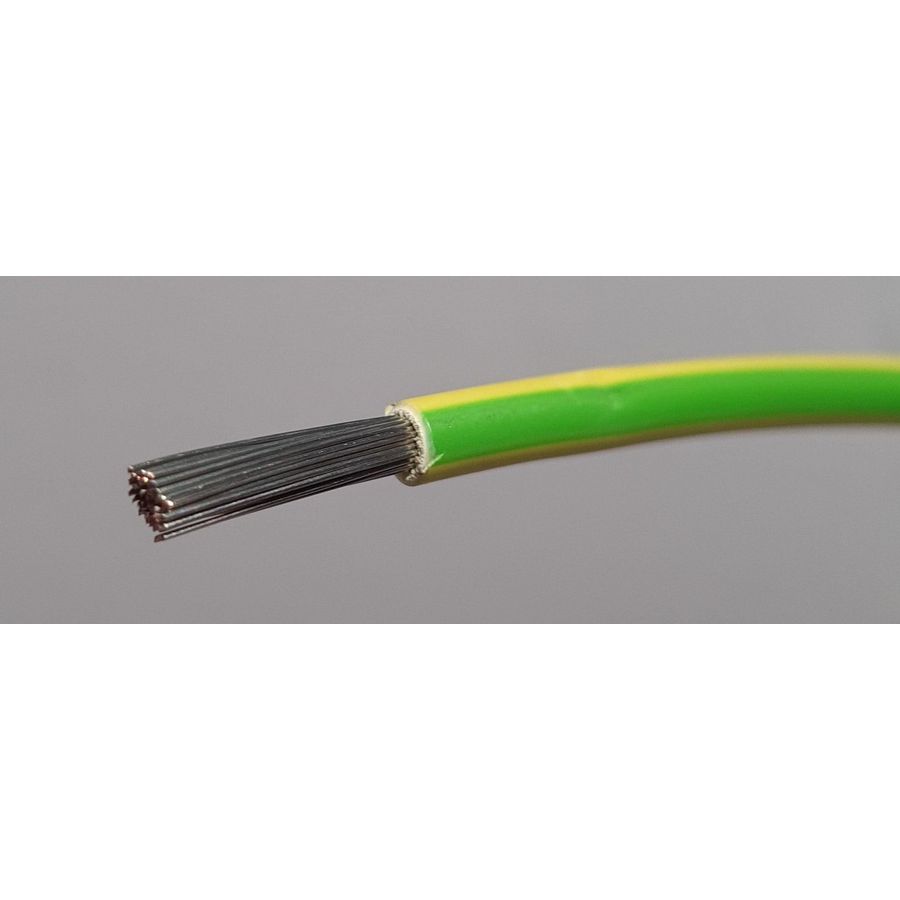 Rol a 500mtr. aardingskabel H07Z-K DCA 6mm² geel/groen