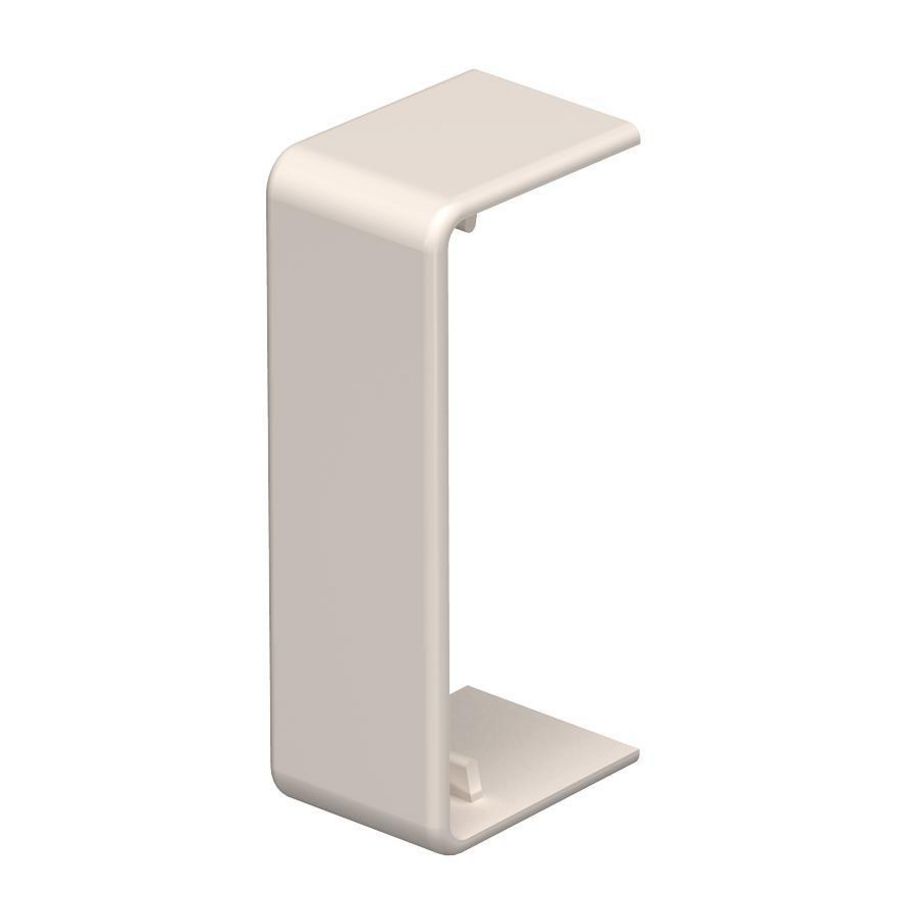 Naadafdekking 15x40mm polyvinylchlorid creme wit 9001 VVE=20