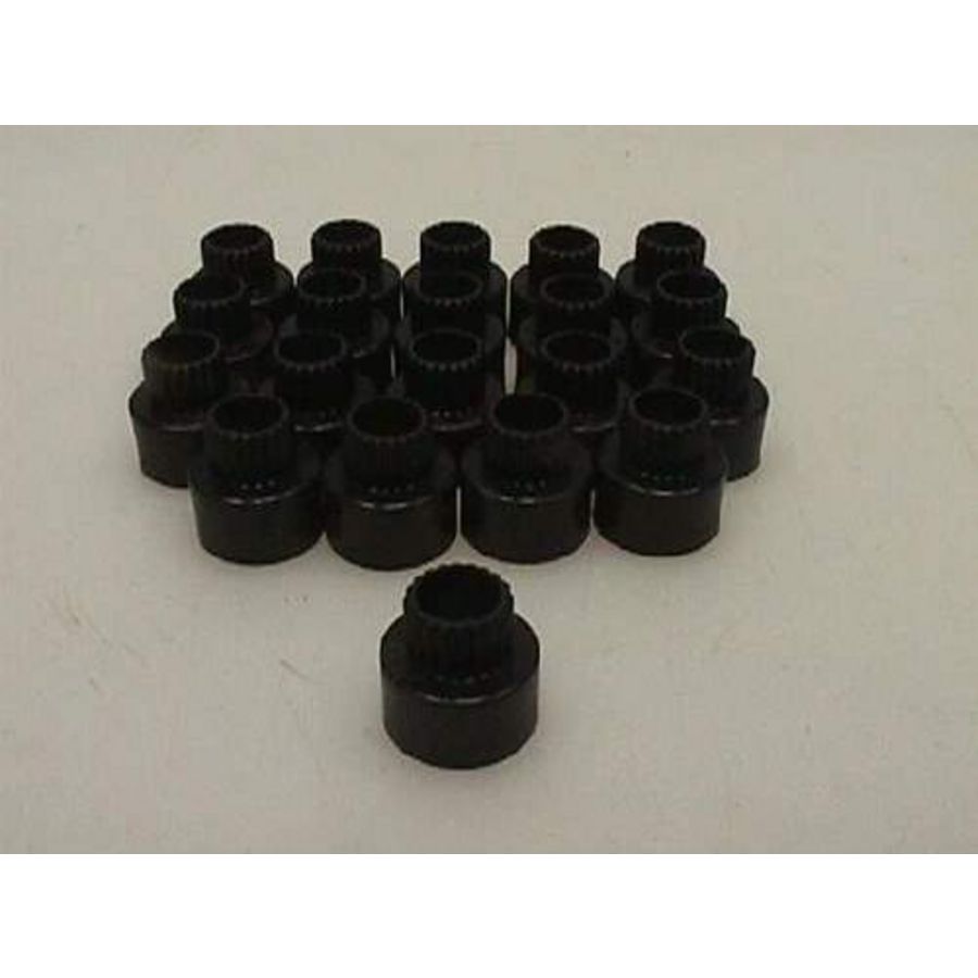 Klemstuk nylon tbv bovendeel chroom