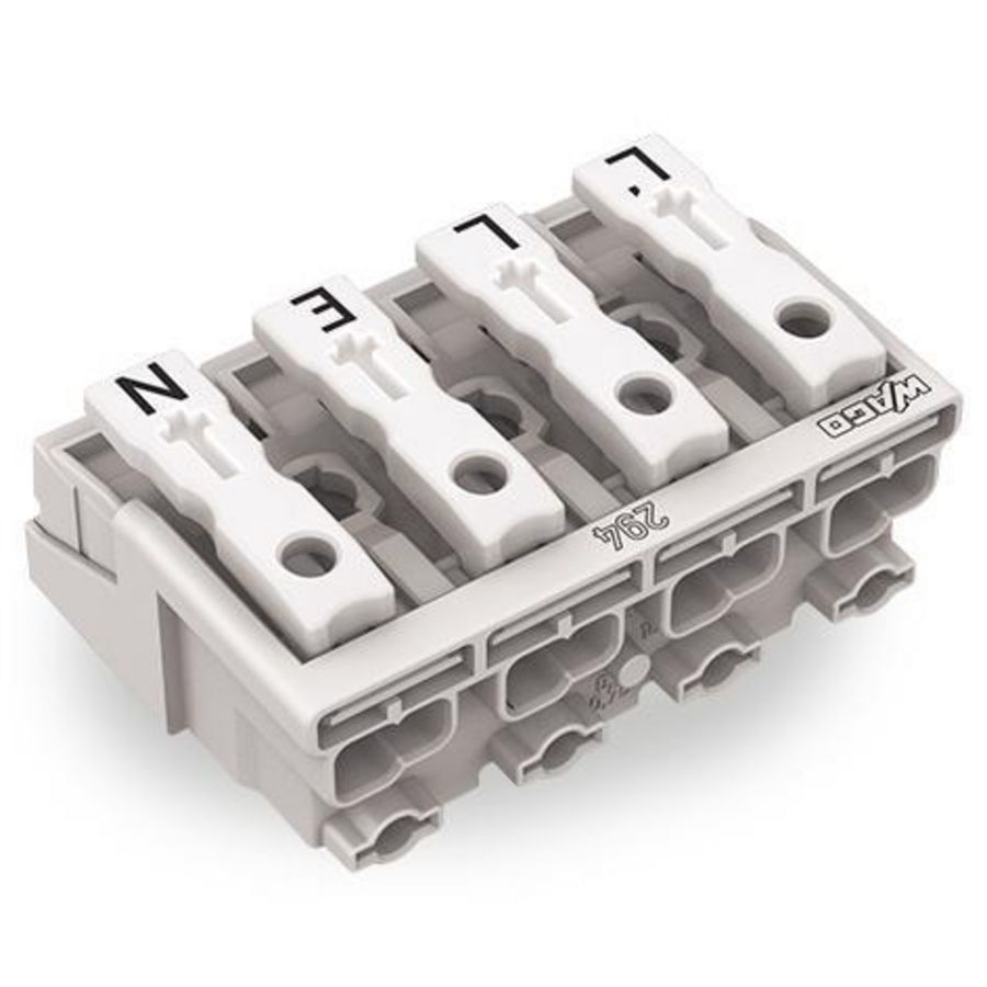 Kroonklem Drukknop extern wit 294-5094/4025-000 VVE=500