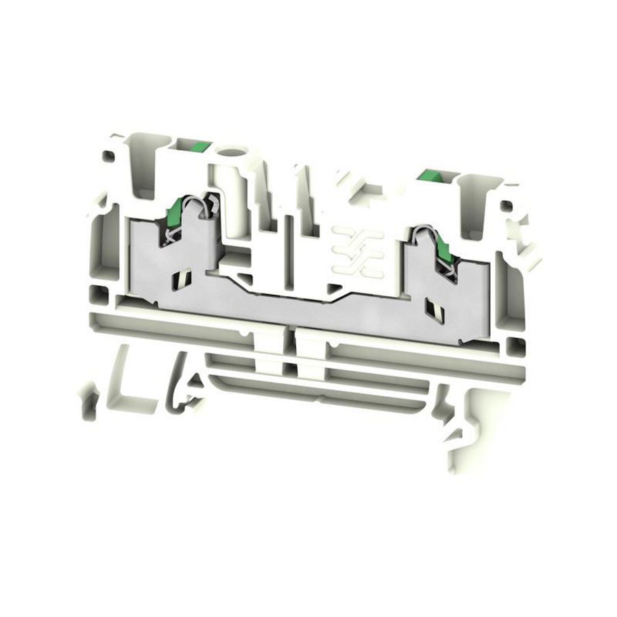 Doorvoer blok SNAP IN wit 2.5mm2 24 A 800 nr. VVE=100