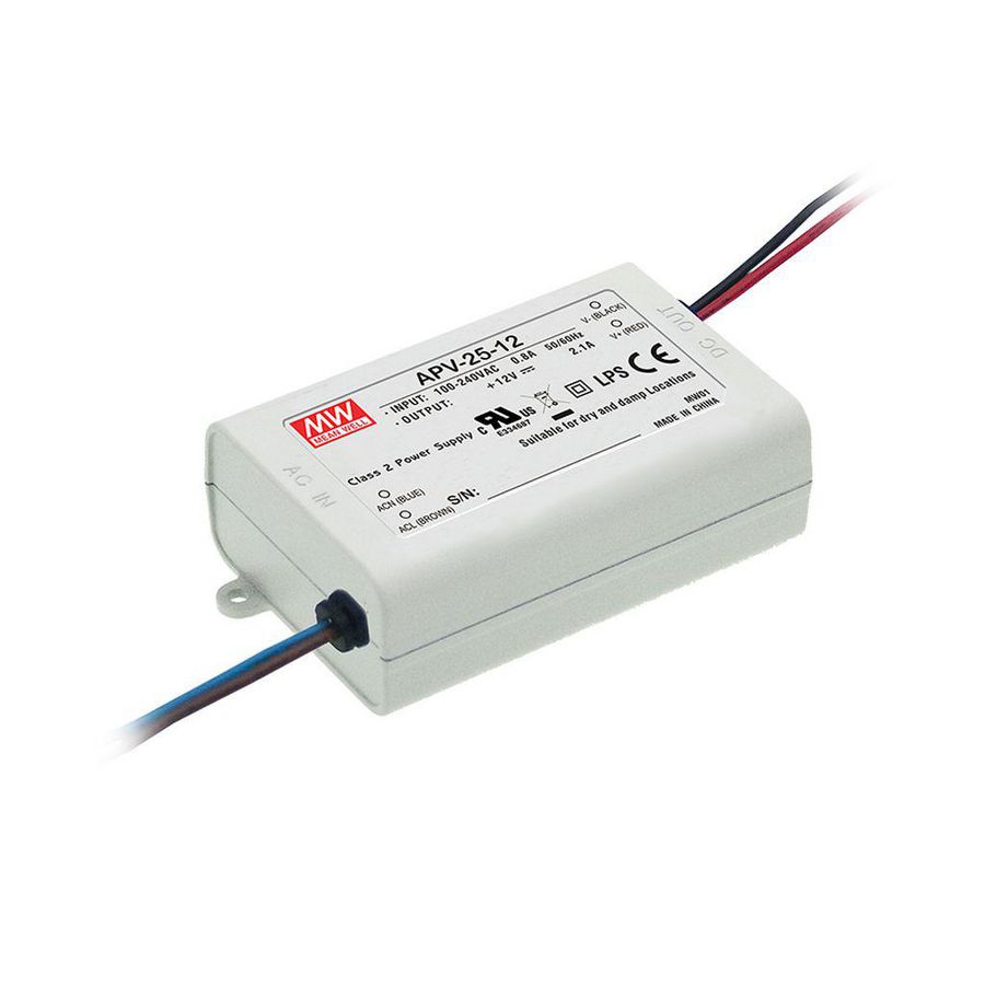 AC-DC enkele output LED driver CV 25W 12V