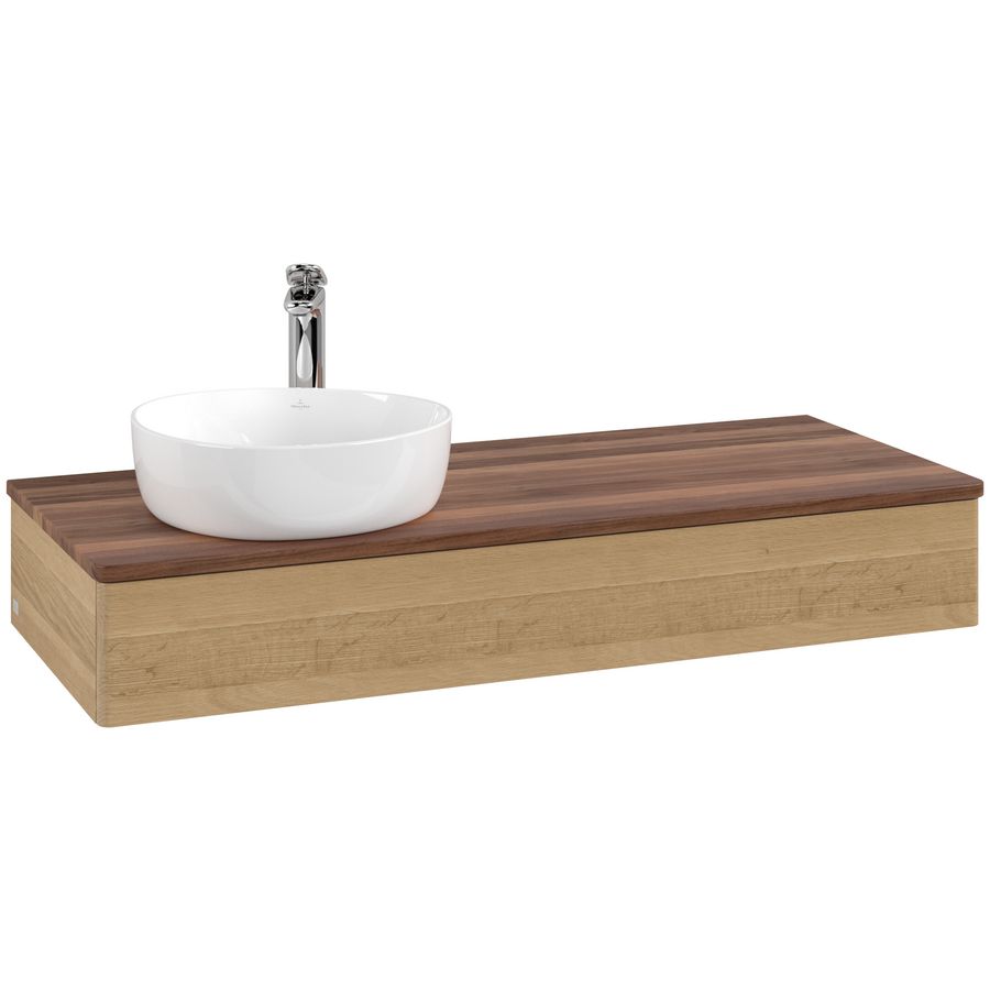 Wastafelonderkast Antao 1200x190x500mm Honey Oak K11052HN