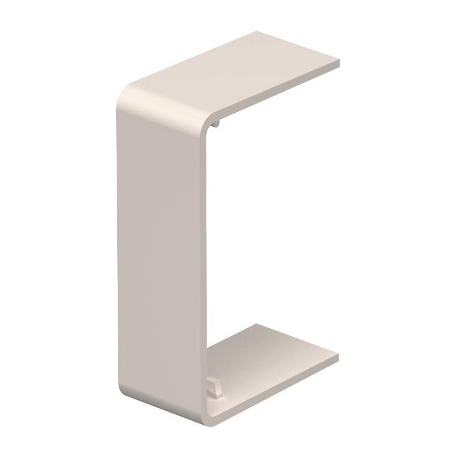 Naadafdekking 25x40mm polyvinylchlorid creme wit 9001 VVE=10