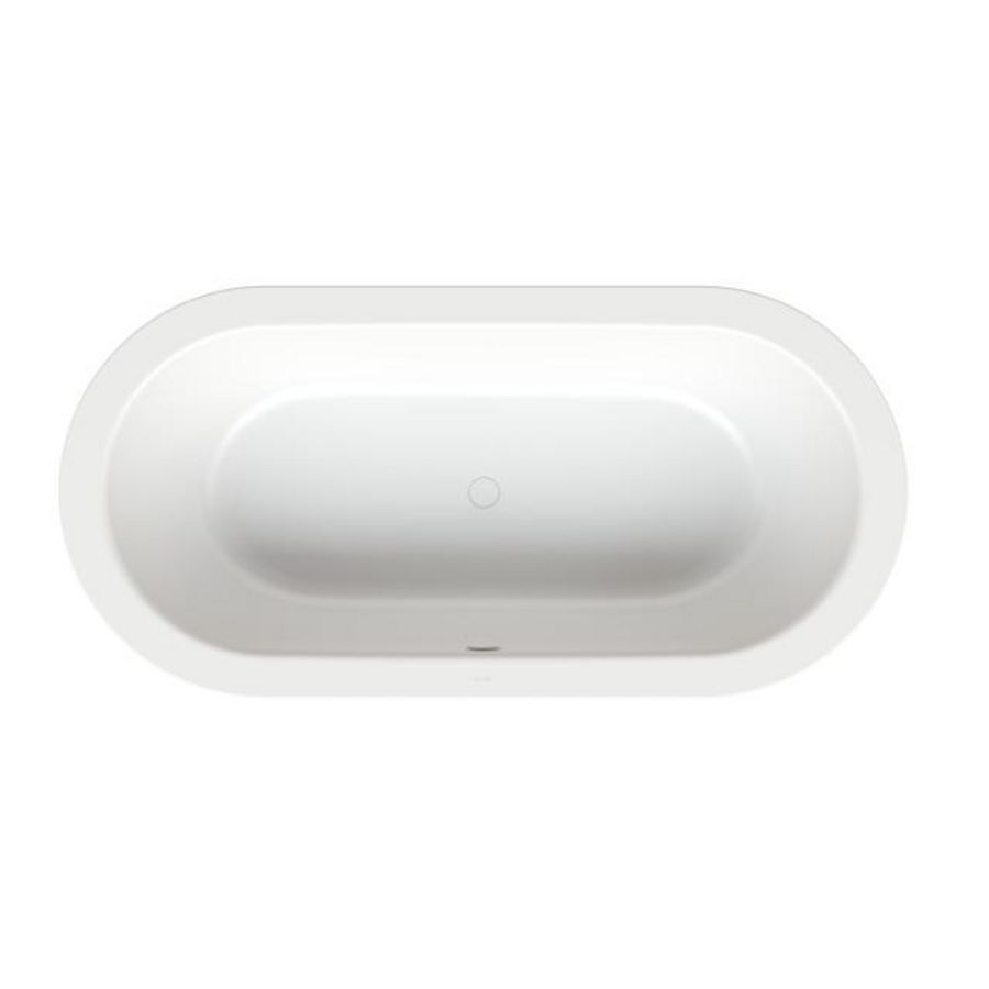 Bad BetteStarlet Oval 1950x950mm Edelweiss 1 greepboring