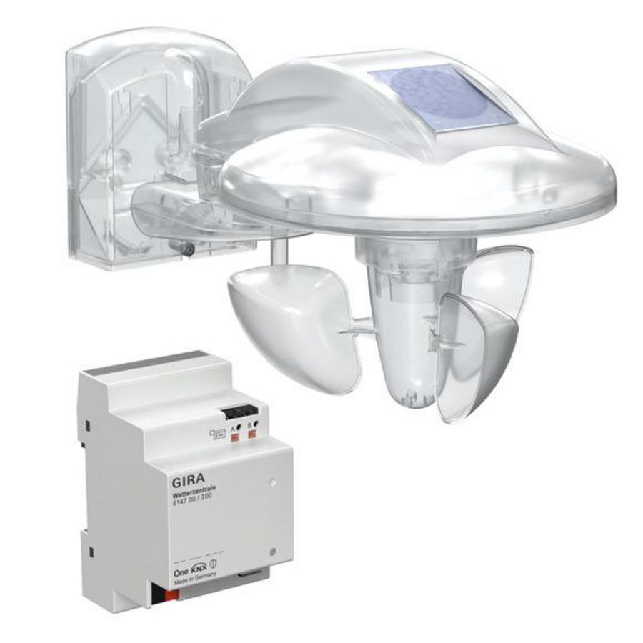 Weersensor + weercentrale (DIN-rail) KNX