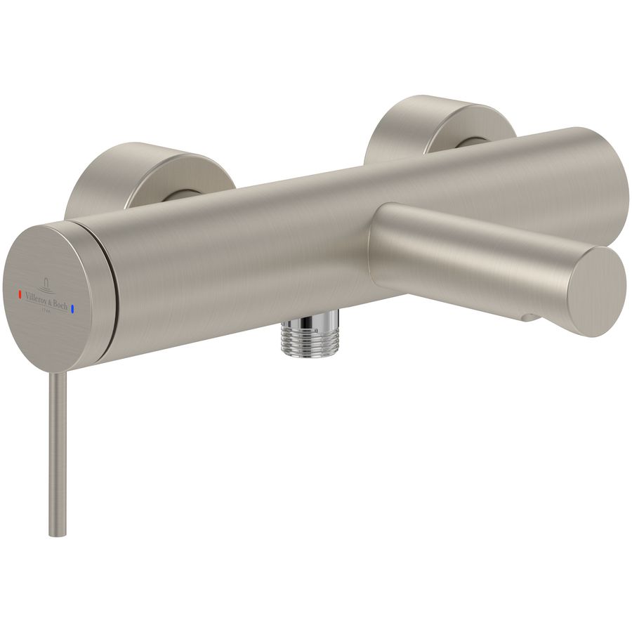 Eengreeps badkraan Loop & Friends Brushed Nickel Matt