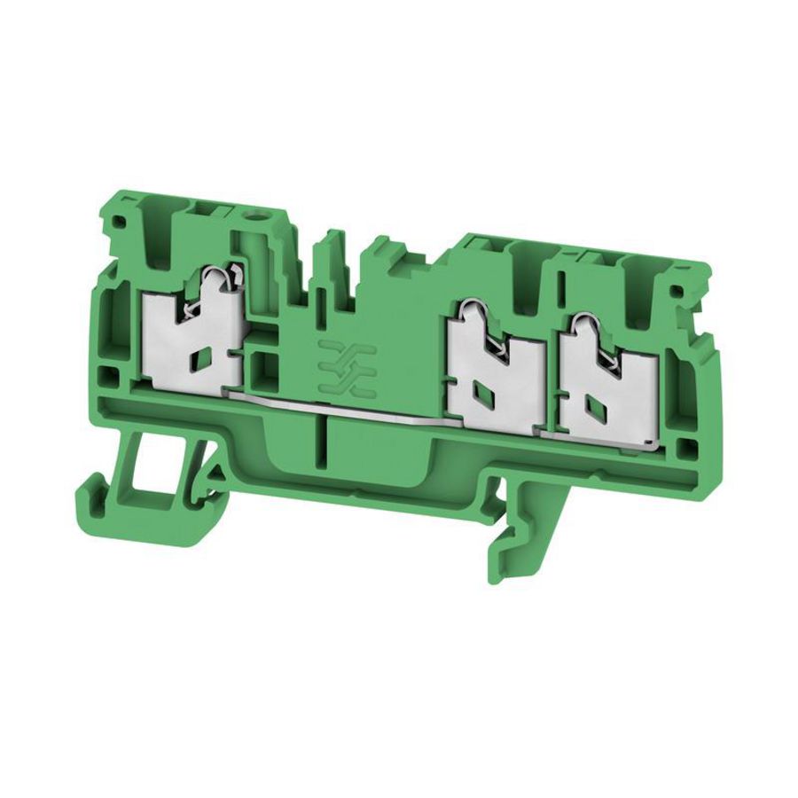 Doorvoer blok SNAP IN groen 2.5mm2 24 A 800 nr. VVE=100
