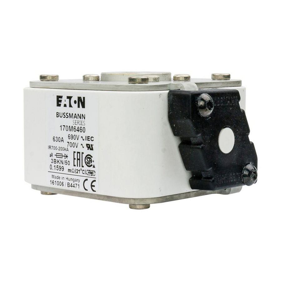 Zekering hoge snelheid 630A AC 690V 200kA 3 aR IEC UL VVE=3