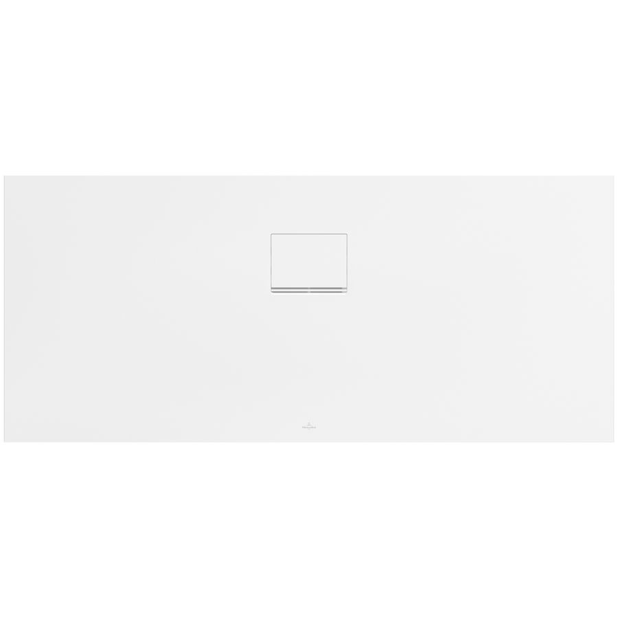 Douchebak Squaro Inf. lange zijde 1600x700mm Quaryl Sto.wit