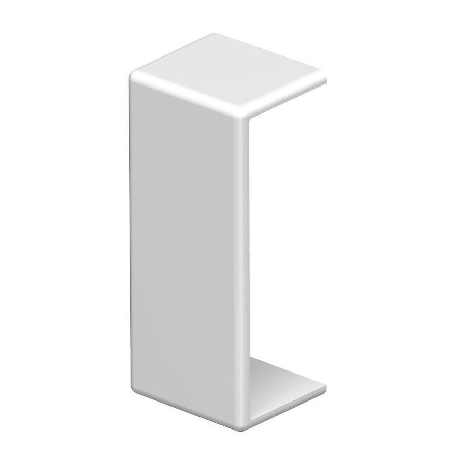 Naadafdekking 10x30mm polyvinylchlorid puur wit VVE=10