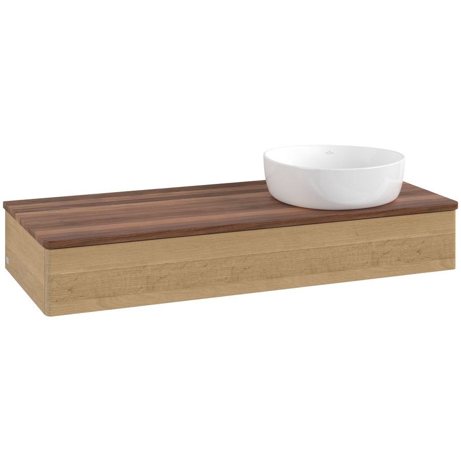 Wastafelonderkast Antao 1200x190x500mm Honey Oak K12012HN