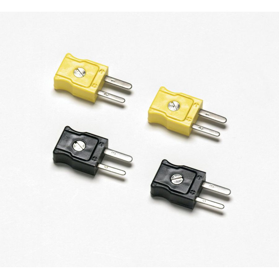 Male miniconnectoren J-themokoppels set van 2 stuks